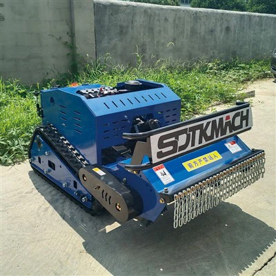 Peiriant lladd gwair disel rheoli o bell